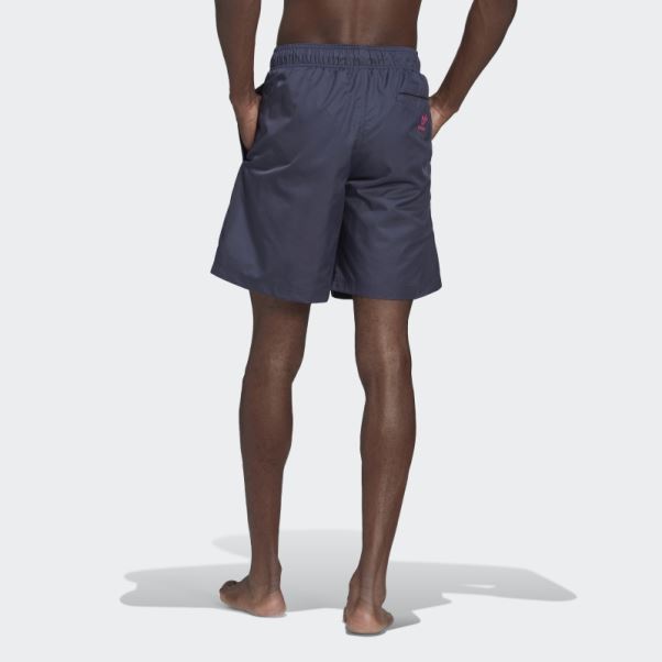 Short De Bain Adidas Originals X Kevin Lyons Bleu Marine Fashion
