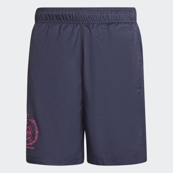 Short De Bain Adidas Originals X Kevin Lyons Bleu Marine Fashion