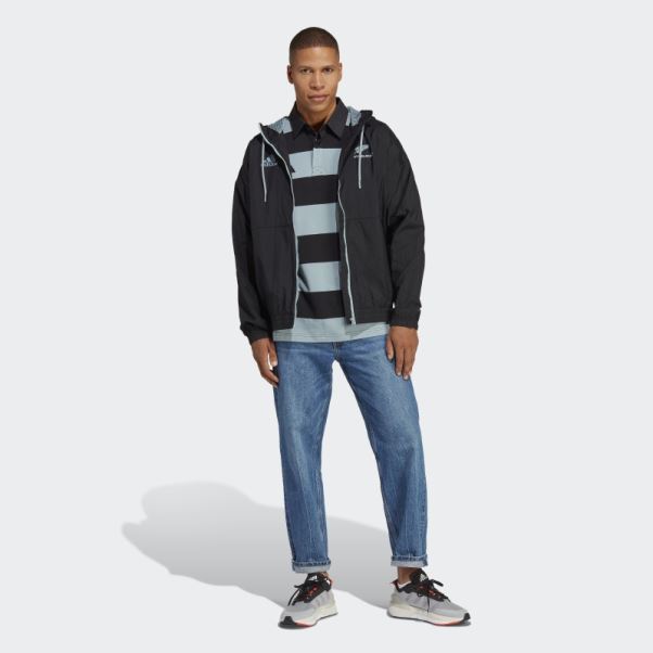 Veste Supporters Rugby All Blacks Adidas Noir