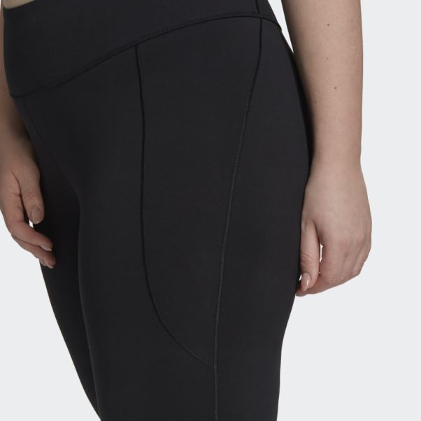 Legging Adidas Yoga Studio 7/8 Noir (grande Taille) Chaud