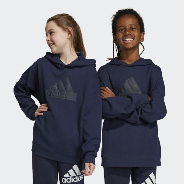 Future Icons Logo Sweat à Capuche Encre Adidas