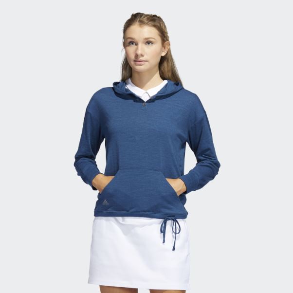 Sweat à Capuche Flammé Bleu Marine Adidas