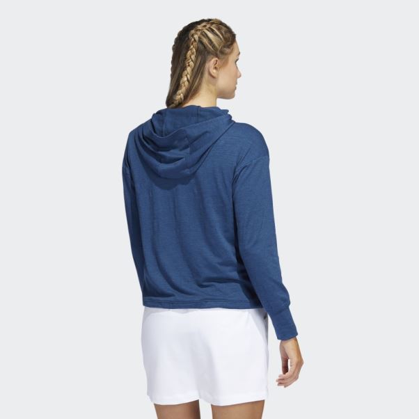 Sweat à Capuche Flammé Bleu Marine Adidas