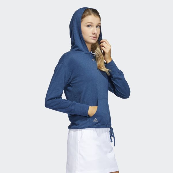 Sweat à Capuche Flammé Bleu Marine Adidas