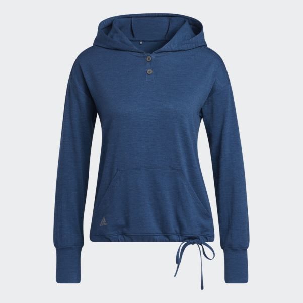 Sweat à Capuche Flammé Bleu Marine Adidas