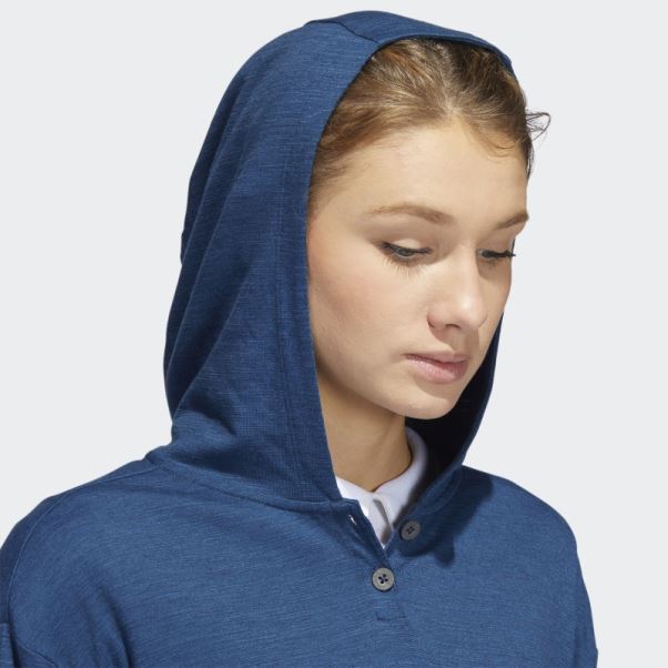 Sweat à Capuche Flammé Bleu Marine Adidas