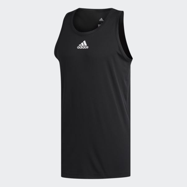 Adidas Débardeur Chiné Noir
