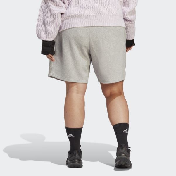 Short En Polaire All Szn (taille Plus) Adidas Gris Moyen