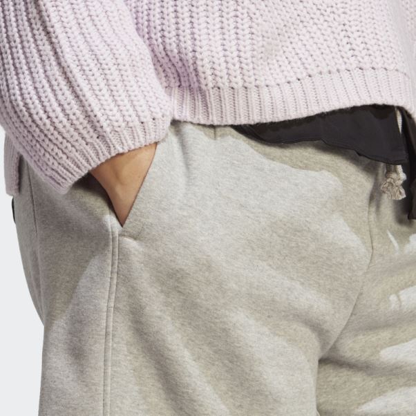 Short En Polaire All Szn (taille Plus) Adidas Gris Moyen