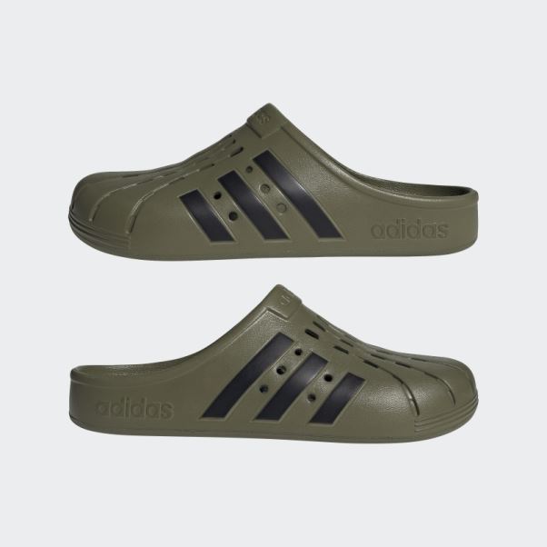 Adidas Adilette Sabots Olive
