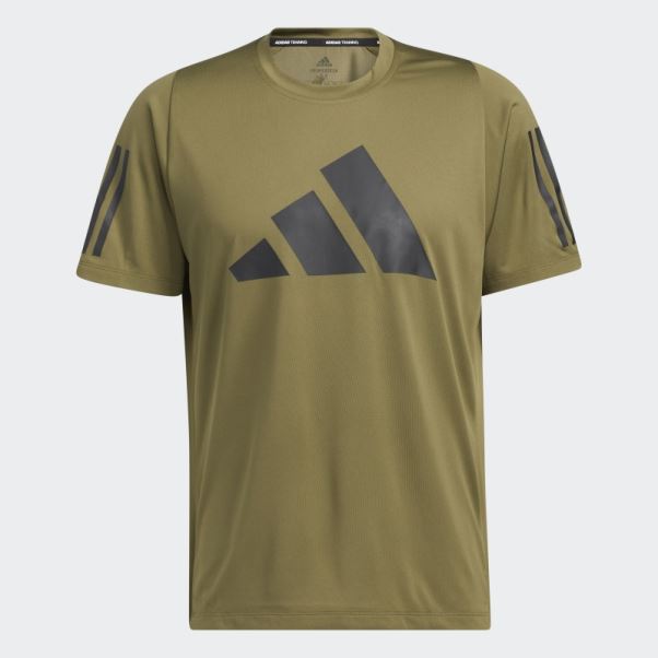 T-shirt Adidas Sportswear Freelift 3 Bar Olive