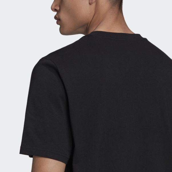 Tee Shirt Futbol Logo Adidas Noir