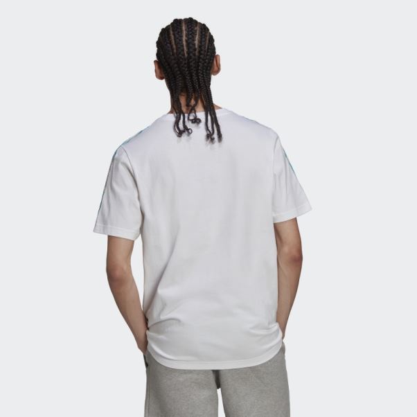 T-shirt Graphique Camo Infill Adidas Blanc