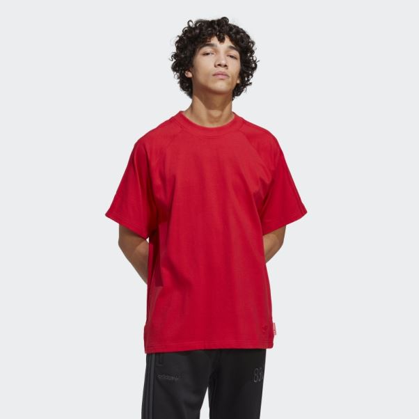 T-shirt Adidas Essentiel écarlate