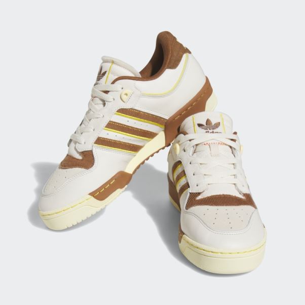 Chaussures Adidas Rivalry Low 86 Jaunes élégantes