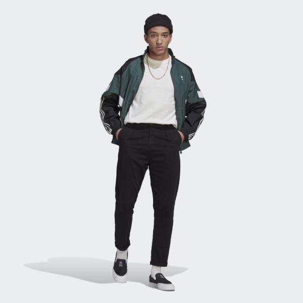 Veste De Survêtement Adidas Rekive Vert Minéral Chaud