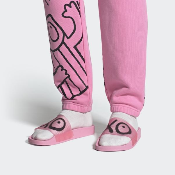 Sandales Adilette X André Saraiva Rose Lueur Adidas