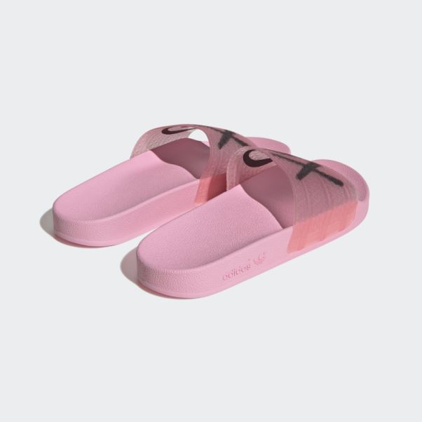 Sandales Adilette X André Saraiva Rose Lueur Adidas