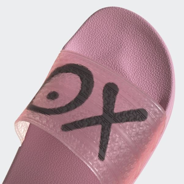 Sandales Adilette X André Saraiva Rose Lueur Adidas