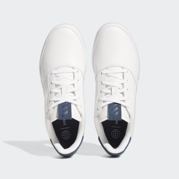 Adidas Adicross Retro Chaussures De Golf Sans Crampons Pour Femmes Blanc
