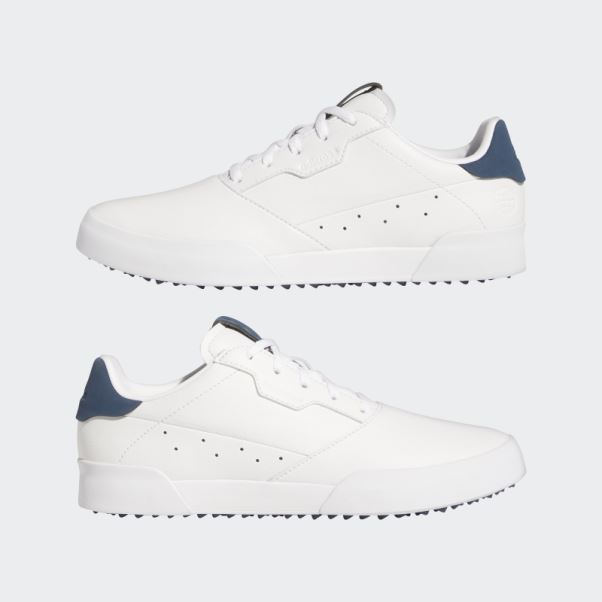 Adidas Adicross Retro Chaussures De Golf Sans Crampons Pour Femmes Blanc