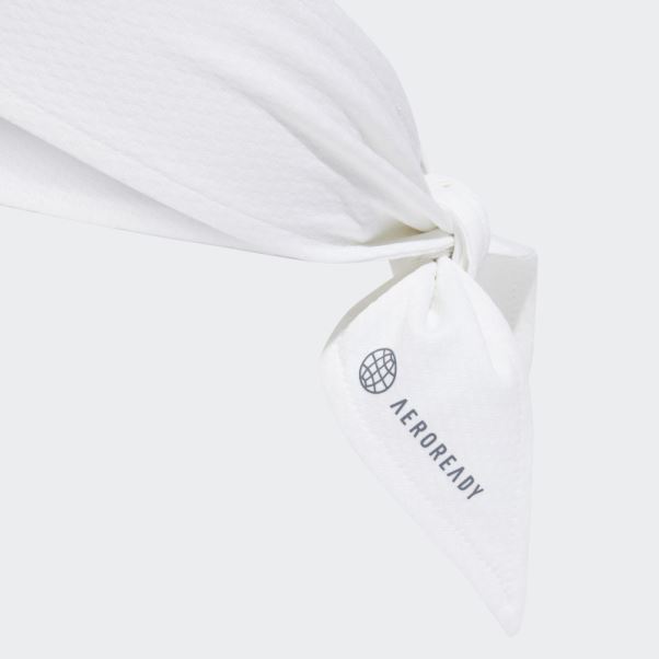 Bande De Cravate Tennis Adidas Aeroready Blanche