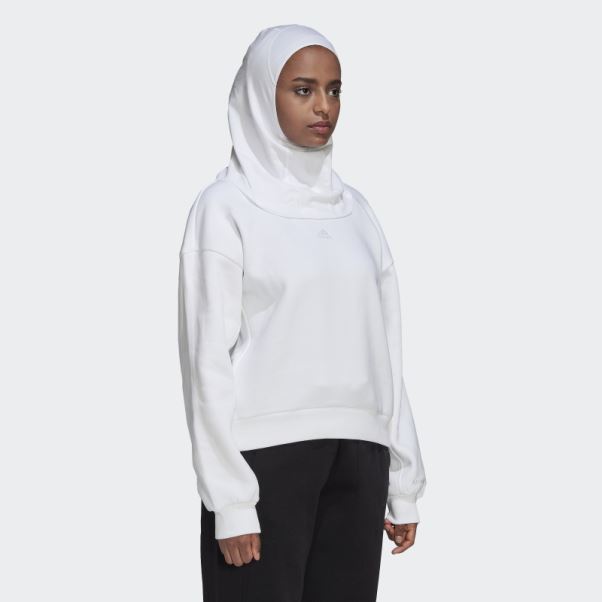 Futures Icônes Hijab Blanc Adidas