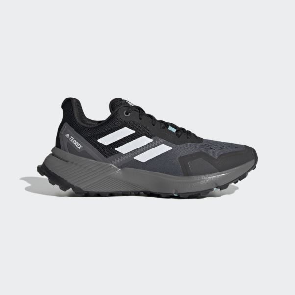Adidas Terrex Soulstride Chaussures De Course Sur Sentier Blanc