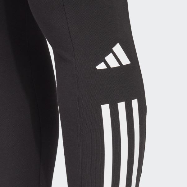 Legging Performance 7/8 En Coton Noir Train Adidas