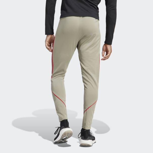 Adidas Pantalon Tiro Caillou Argenté