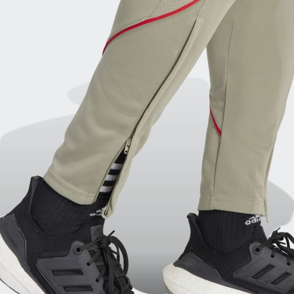 Adidas Pantalon Tiro Caillou Argenté