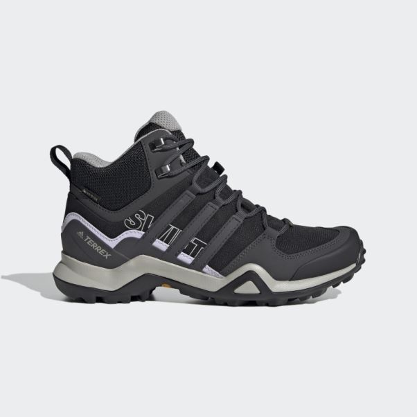Chaussures Adidas Terrex Swift R2 Mid Gtx Noir