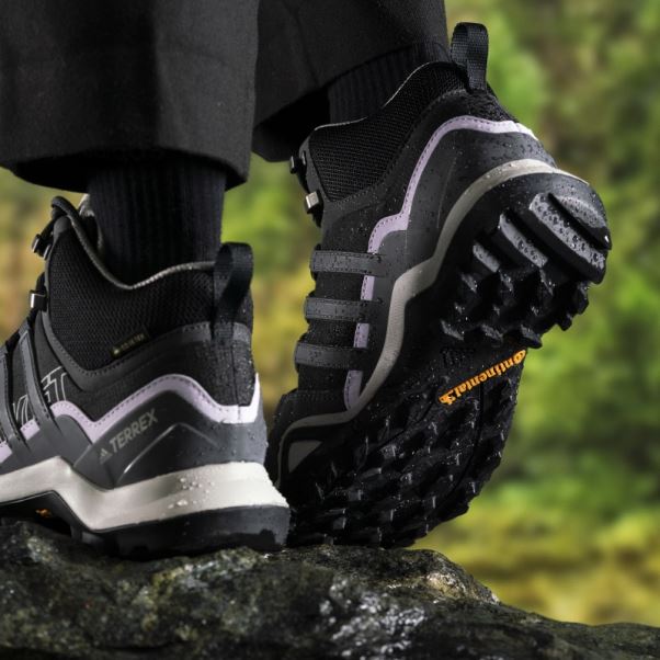 Chaussures Adidas Terrex Swift R2 Mid Gtx Noir