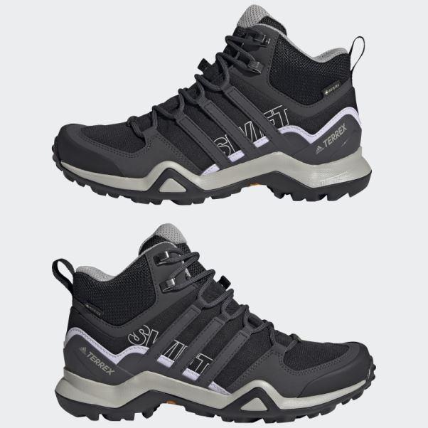 Chaussures Adidas Terrex Swift R2 Mid Gtx Noir