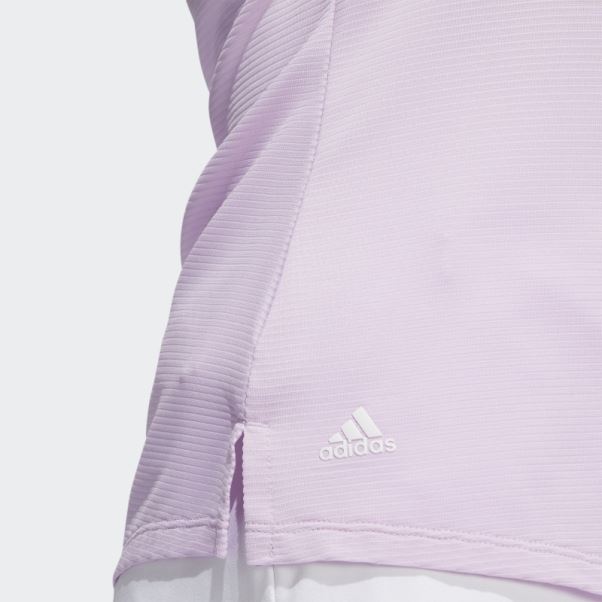 Polo Sans Manches Adidas Lilas