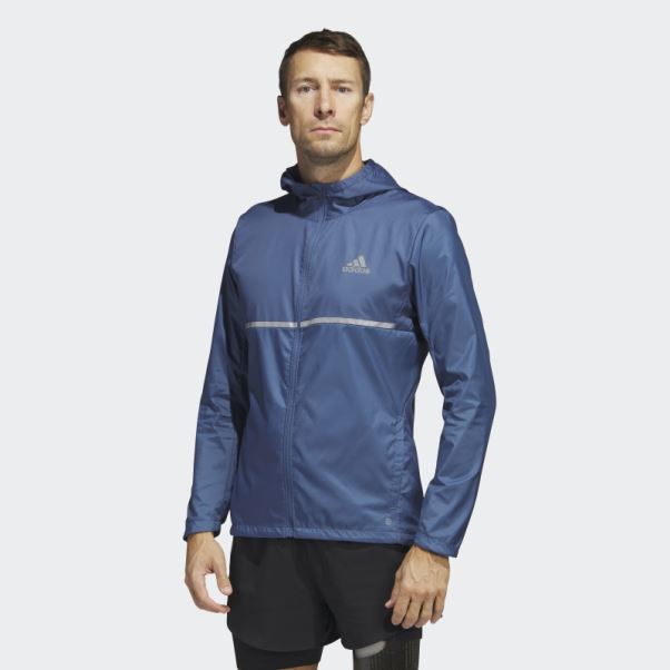 Posséder La Veste De Course Adidas Acier