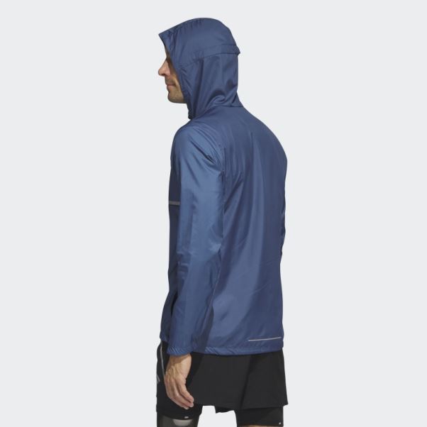 Posséder La Veste De Course Adidas Acier