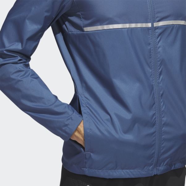 Posséder La Veste De Course Adidas Acier