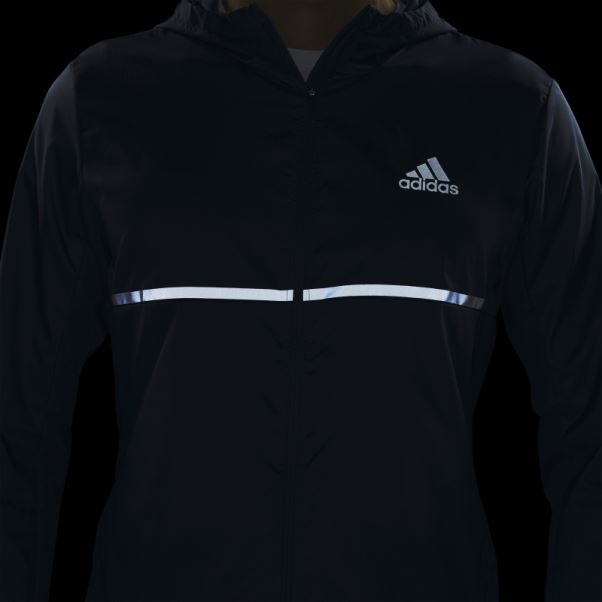 Posséder La Veste De Course Adidas Acier