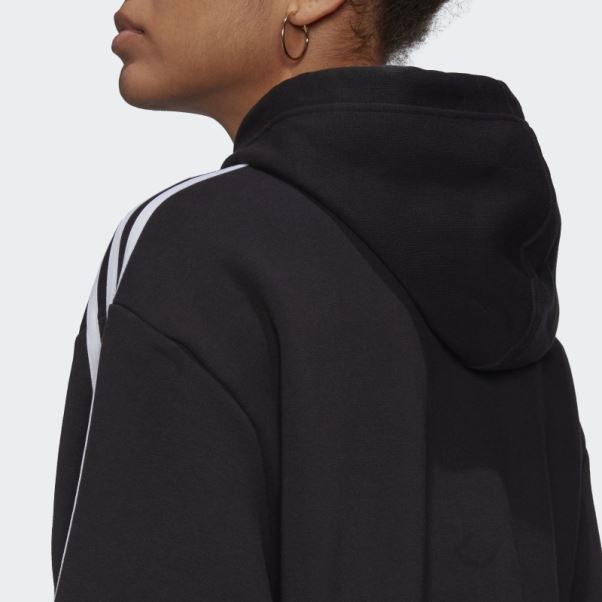Sweat à Capuche Court Adicolor Classics Noir Adidas