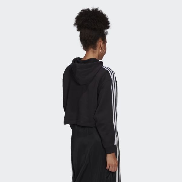 Adidas Adicolor Classics Sweat à Capuche Court Noir