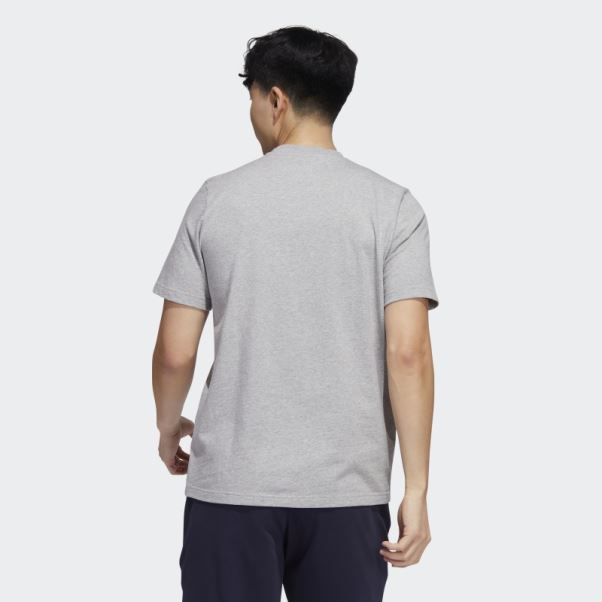 T-shirt Graphique Adidas Boost Rocket Gris Moyen