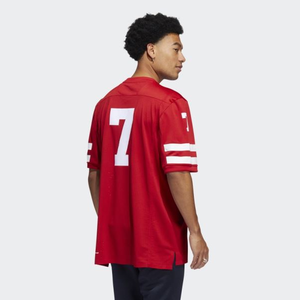 Maillot Cornhuskers Icon Rouge Adidas