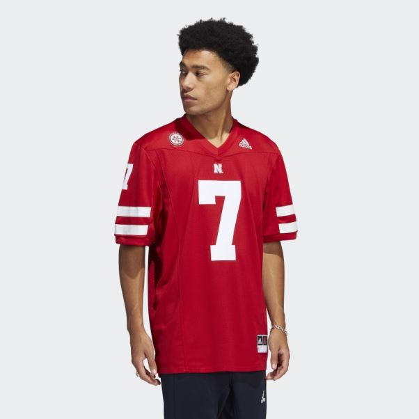 Maillot Cornhuskers Icon Rouge Adidas