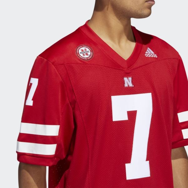 Maillot Cornhuskers Icon Rouge Adidas