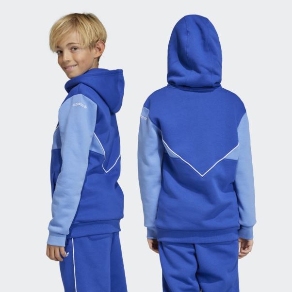 Sweat à Capuche Adidas Adicolor Bleu