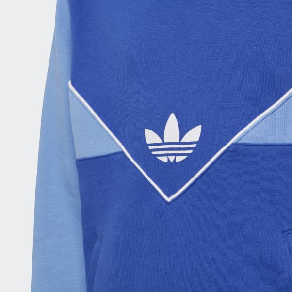 Sweat à Capuche Adidas Adicolor Bleu