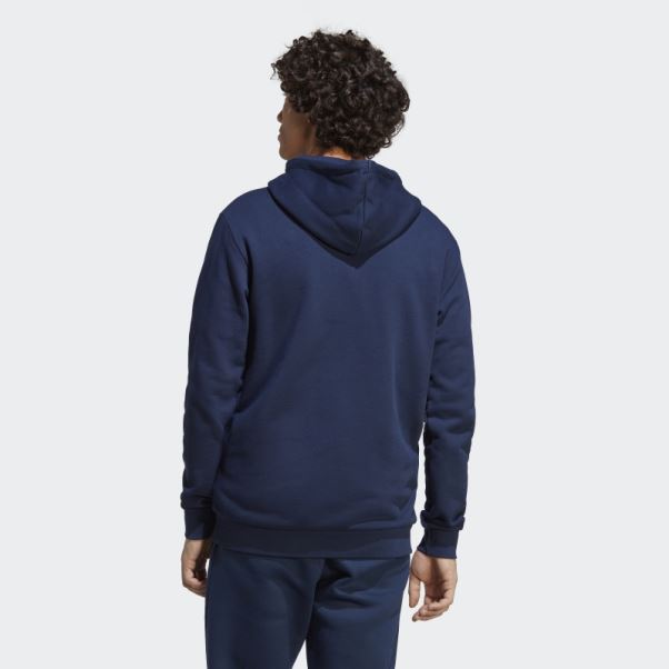 Adidas Adicolor Classics Sweat à Capuche Trèfle Night Indigo