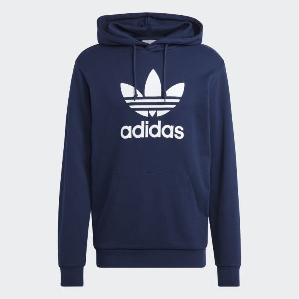 Adidas Adicolor Classics Sweat à Capuche Trèfle Night Indigo