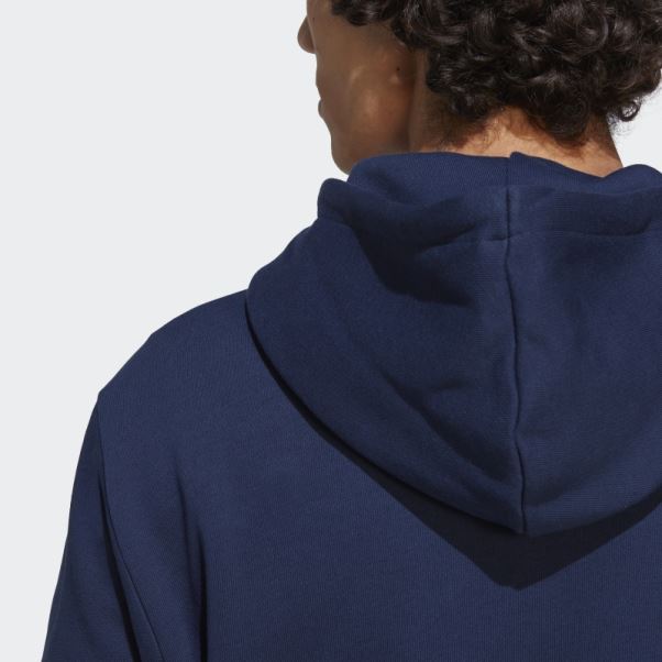 Adidas Adicolor Classics Sweat à Capuche Trèfle Night Indigo
